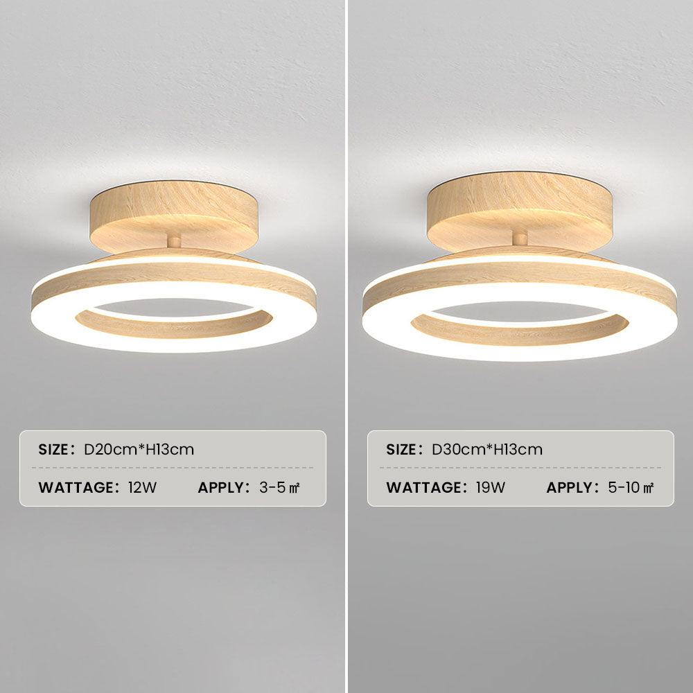 Round ceiling lamp LED acrylic for hallway and entrance