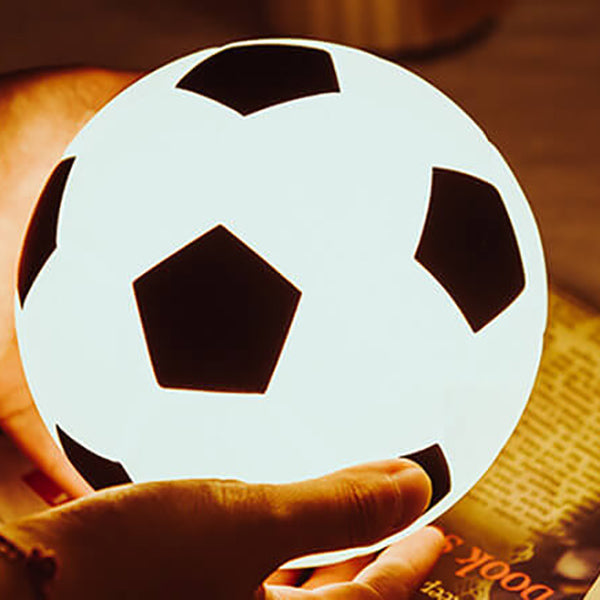 Creative Soccer Silicone LED Night Table Lamp with USB Charging