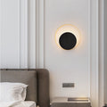 More modern minimalist iron circle ring 1-light wall lights lamp for bedroom