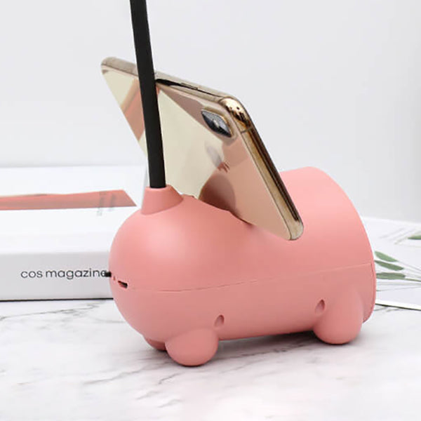 Cartoon Kreativ Rabbit LED Touch USB Pen Holder Desk Lamp