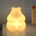 Contemporary Creative Bear PE LED Table Lamp for the Living Room