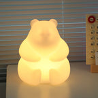 Contemporary Creative Bear PE LED Table Lamp for the Living Room