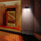 Solar Intelligent Triangle Outdoor Waterproof Body Sensor Patio LED Wall Light