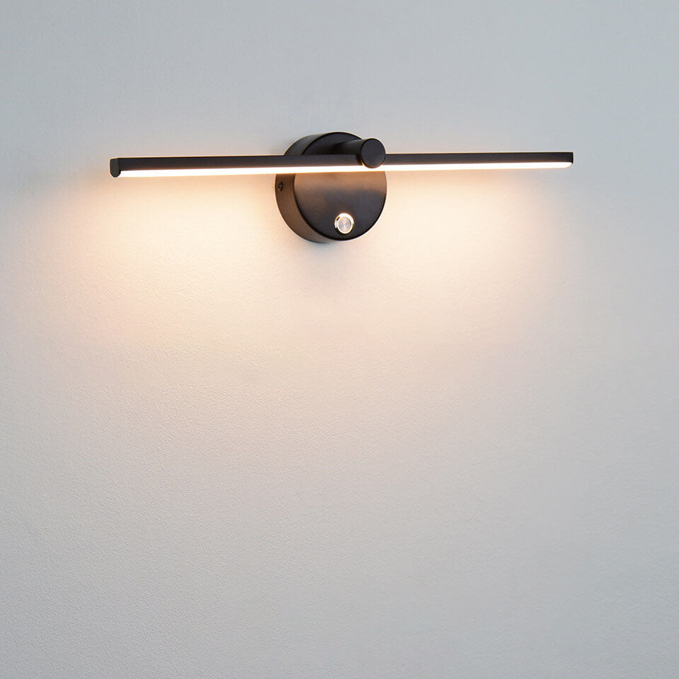 Nordic Minimalist Aluminium Long Bar Switch LED Mirror Wall Light Lamp | Madigas