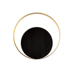 More modern minimalist iron circle ring 1-light wall lights lamp for bedroom