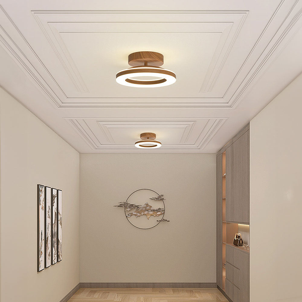 Round ceiling lamp LED acrylic for hallway and entrance