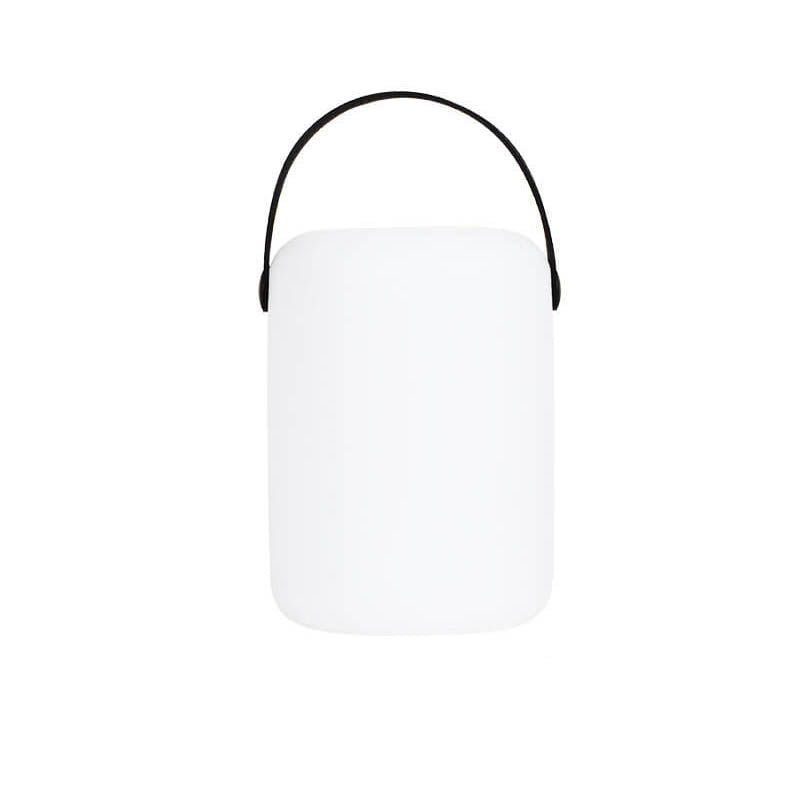 Modern simplicity plastic round square hand LED table lamp for outdoor patio