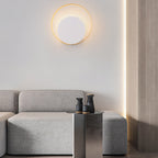 More modern minimalist iron circle ring 1-light wall lights lamp for bedroom