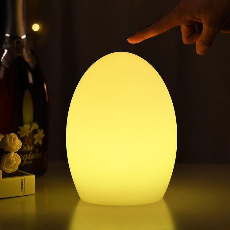 RGB ABS egg-shaped LED Decorative Table Lamp