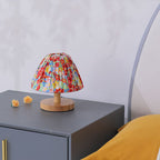 Modern minimalist creative iron flower-shaped 1-lamp table lamp
