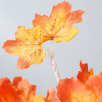 Contemporary Creative Christmas Art Plastic Maple Leaf Tree Lights LED Decorative Table Lamp For Bedroom