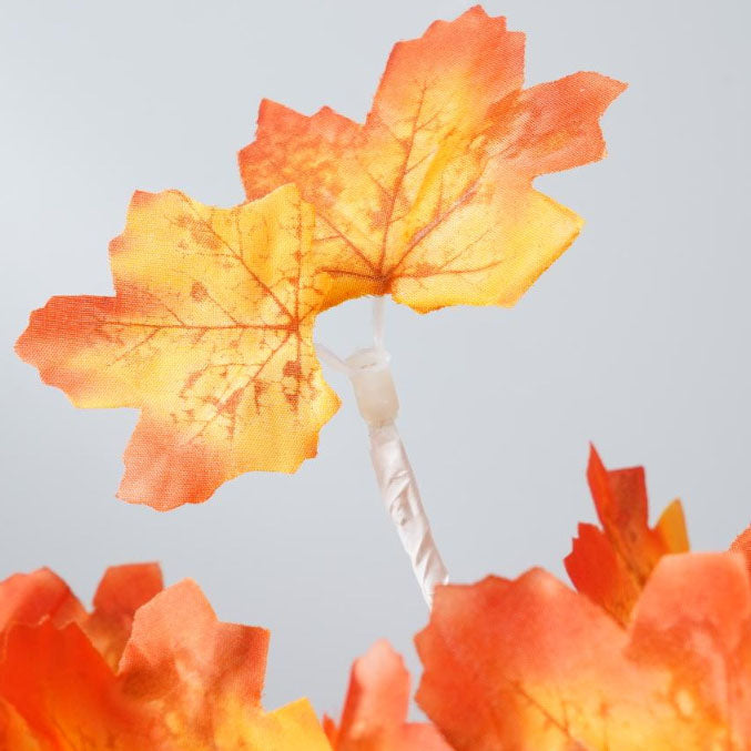 Contemporary Creative Christmas Art Plastic Maple Leaf Tree Lights LED Decorative Table Lamp For Bedroom