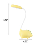 Rechargeable LED desk lamp with cartoon dinosaur eye care