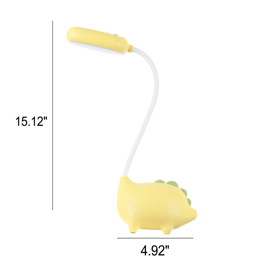 Rechargeable LED desk lamp with cartoon dinosaur eye care