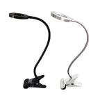 Creative simple USB pants button LED reading clip desk lamp