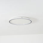 LunaNova - Modern LED ceiling light metal/acrylic for living and bedrooms, Madigas black/white design