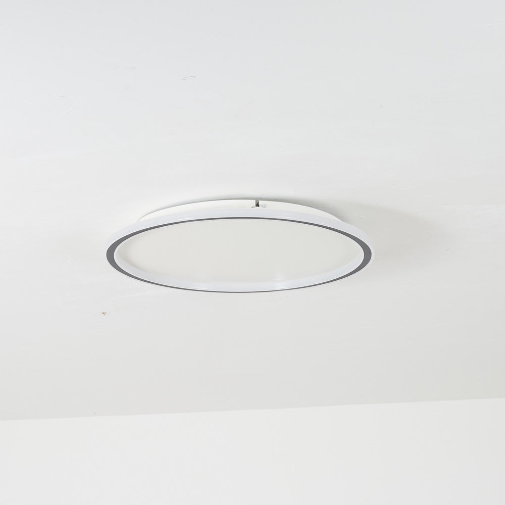 LunaNova - Modern LED ceiling light metal/acrylic for living and bedrooms, Madigas black/white design