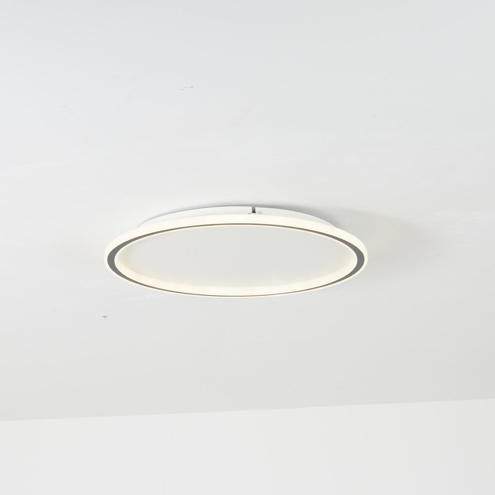 LunaNova - Modern LED ceiling light metal/acrylic for living and bedrooms, Madigas black/white design