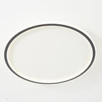 LunaNova - Modern LED ceiling light metal/acrylic for living and bedrooms, Madigas black/white design
