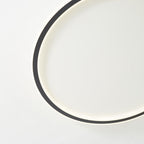 LunaNova - Modern LED ceiling light metal/acrylic for living and bedrooms, Madigas black/white design