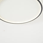 LunaNova - Modern LED ceiling light metal/acrylic for living and bedrooms, Madigas black/white design