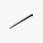 Black metal ceiling lamp LED linear minimalist modern design