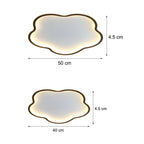 Nordic ceiling lamp in pentagram design – aluminum ceiling lamp for the bedroom