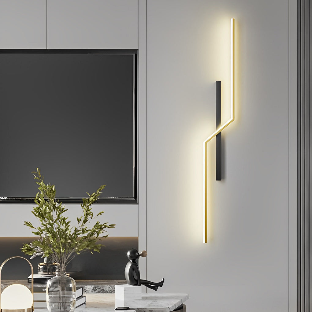 Lines Kreativ LED Modern Minimalist Wall Lamp Decorative Wall Lights Lighting