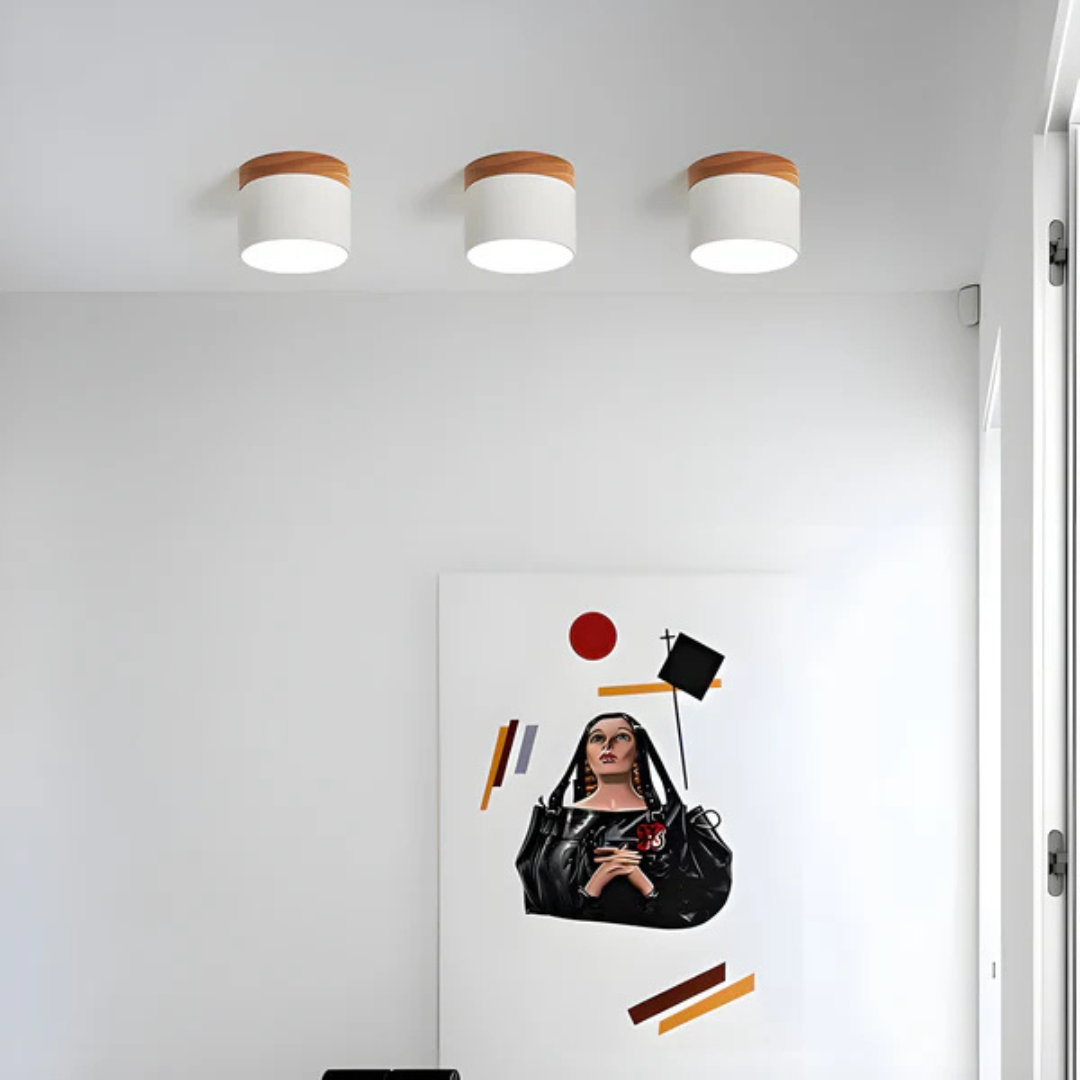 Vintage LED ceiling lamp