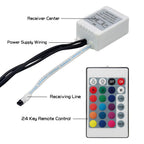 Car RGB LED Strip Light Wireless Remote Control and Voice Control