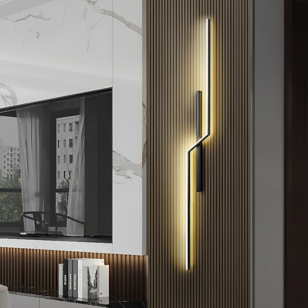 Lines Kreativ LED Modern Minimalist Wall Lamp Decorative Wall Lights Lighting