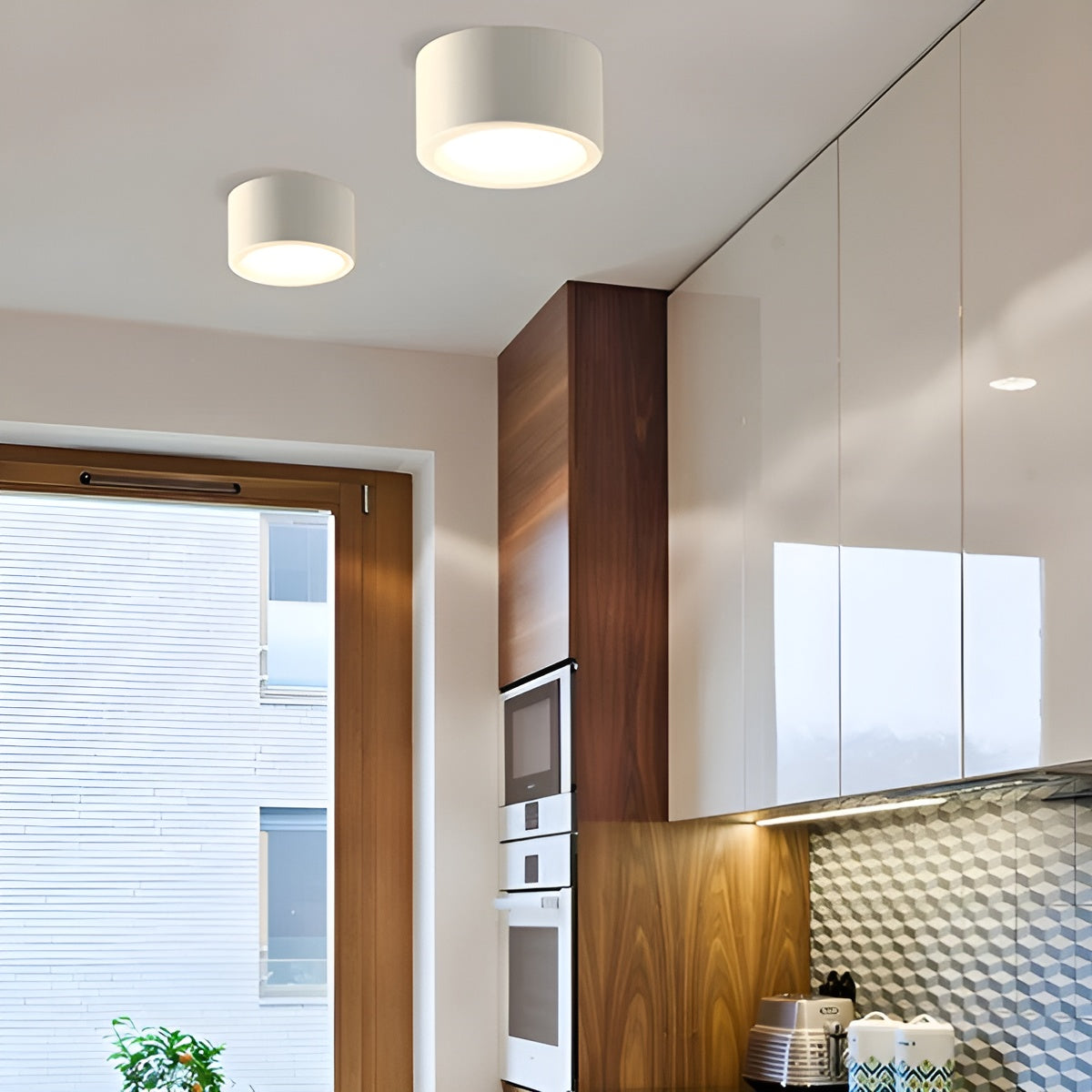 Modern LED ceiling light – Round shape & warm LED light | Cozy lighting for any room