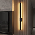 Industrial Minimalist Long LED Iron Wall Lamps for Contemporary Living Room Decoration and Stylish Lighting