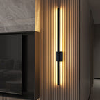 Industrial Minimalist Long LED Iron Wall Lamps for Contemporary Living Room Decoration and Stylish Lighting