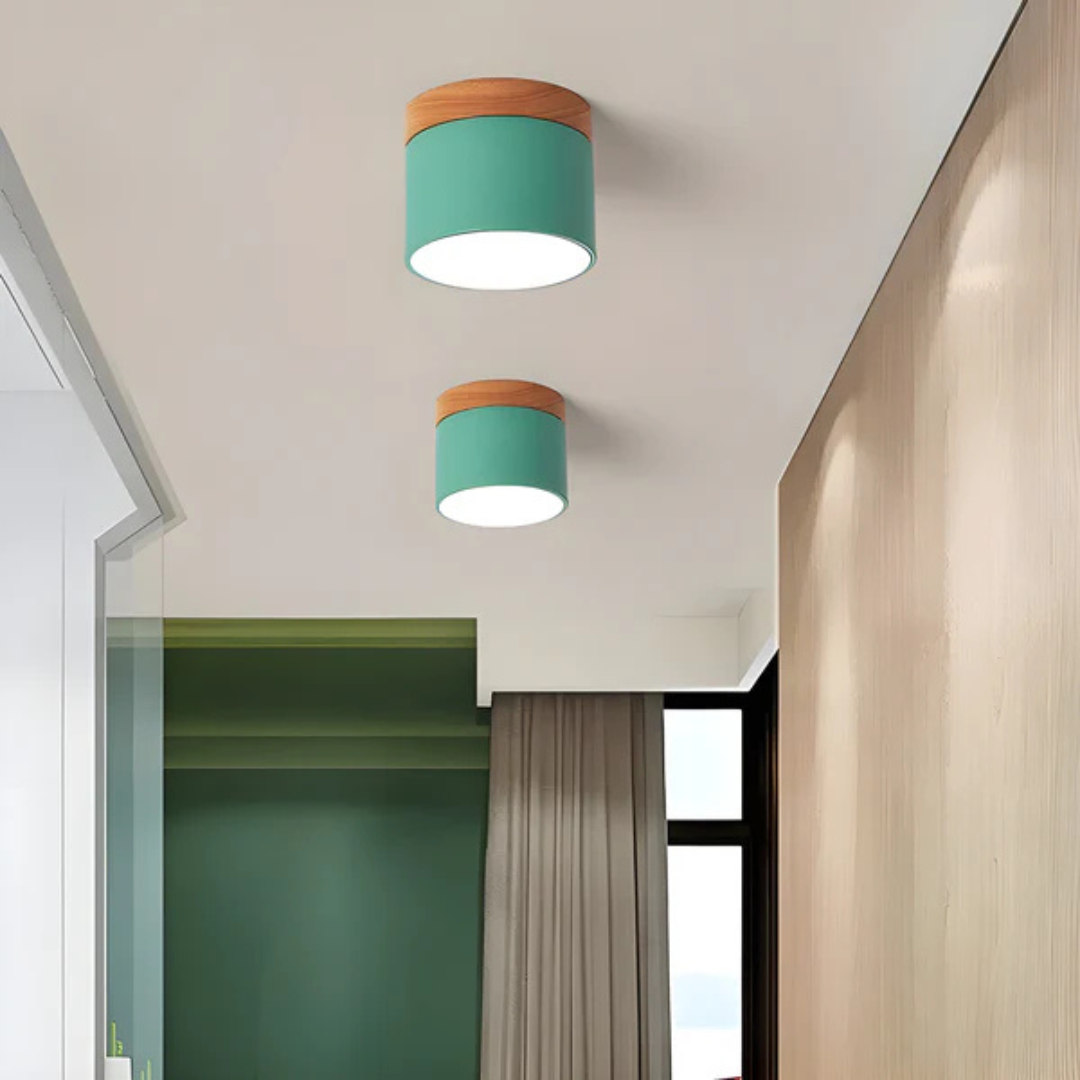 Vintage LED ceiling lamp