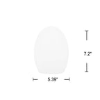 RGB ABS egg-shaped LED Decorative Table Lamp