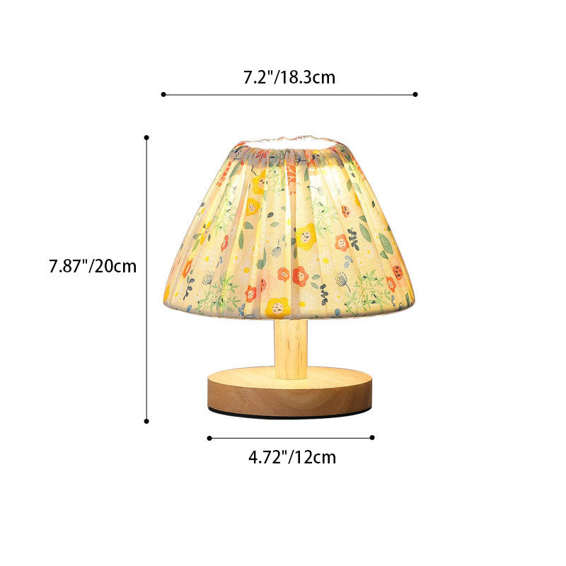 Modern minimalist creative iron flower-shaped 1-lamp table lamp