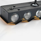 Modern Light Luxury Gold Aluminum Outdoor Waterproof Terrace LED Wall Light Lamp