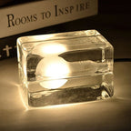 Icecube Lamp - Modern Table Lamp in the Shape of an Ice Block