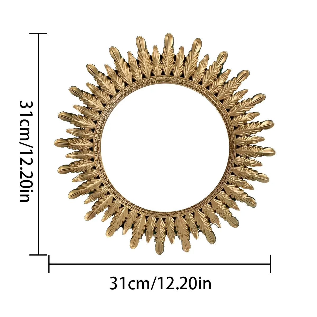 Madigas | 31cm Round Wall Mirror