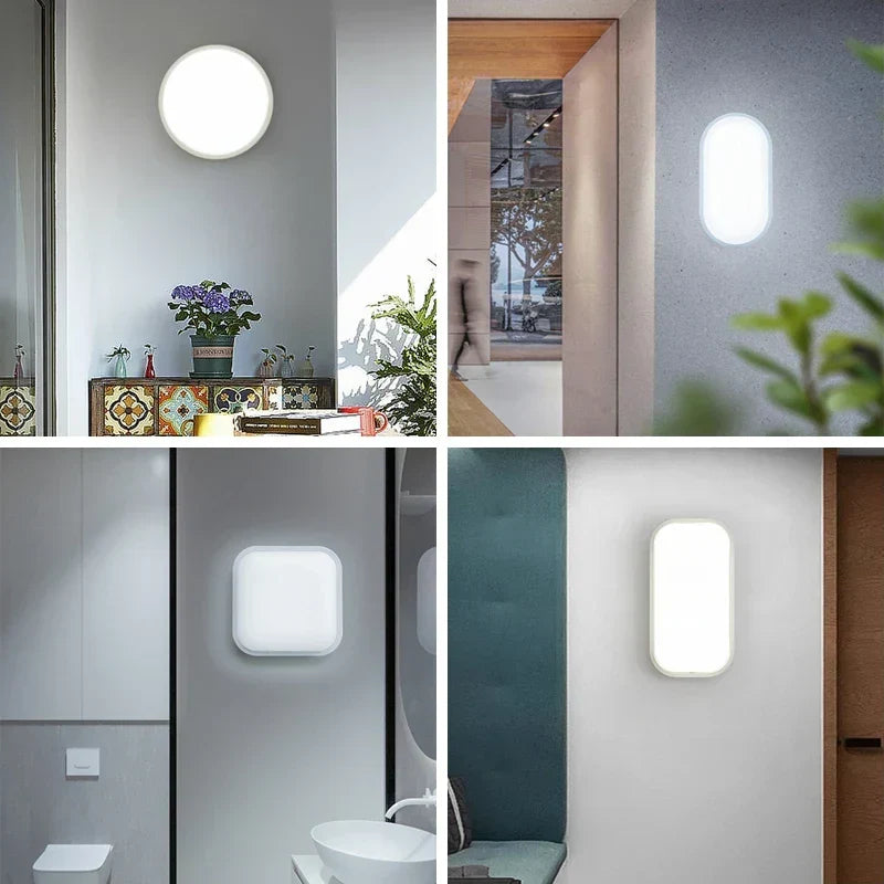 Waterproof LED Moisture Ceiling Light – Ideal for Bathrooms, Kitchens, and Cellars