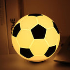 Creative Soccer Silicone LED Night Table Lamp with USB Charging