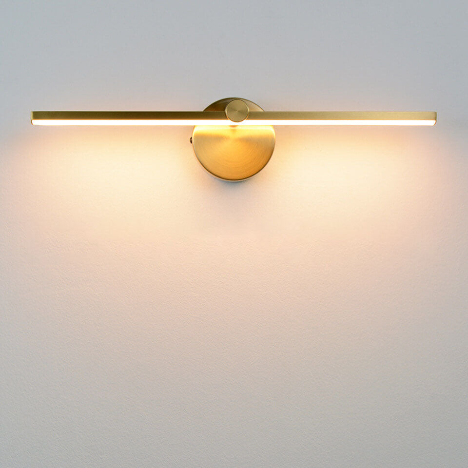 Nordic Minimalist Aluminium Long Bar Switch LED Mirror Wall Light Lamp | Madigas