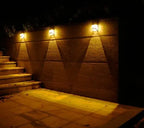 Solar Wall Light with LED – Modern Outdoor Lighting for Garden & Terrace, Wall Lights