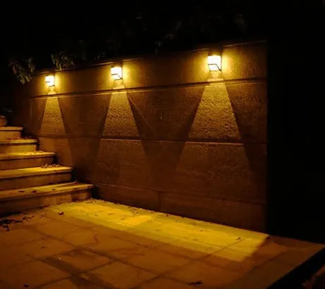 Solar Wall Light with LED – Modern Outdoor Lighting for Garden & Terrace, Wall Lights
