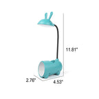 Cartoon Kreativ Rabbit LED Touch USB Pen Holder Desk Lamp