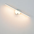 Nordic Minimalist Aluminium Long Bar Switch LED Mirror Wall Light Lamp | Madigas
