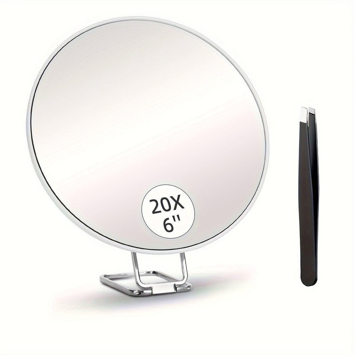 Madigas | Magnifying Makeup Mirror - 20X/10X Magnification, Suction Cup, Portable