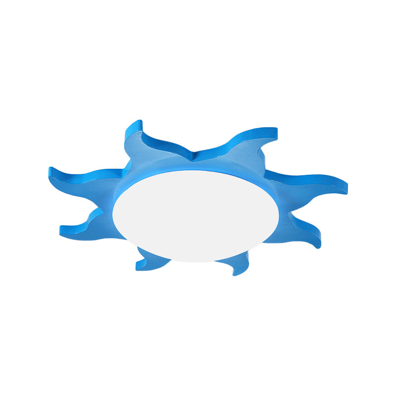 Children's room ceiling lamp – Sun-shaped LED lighting