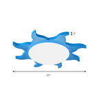 Children's room ceiling lamp – Sun-shaped LED lighting